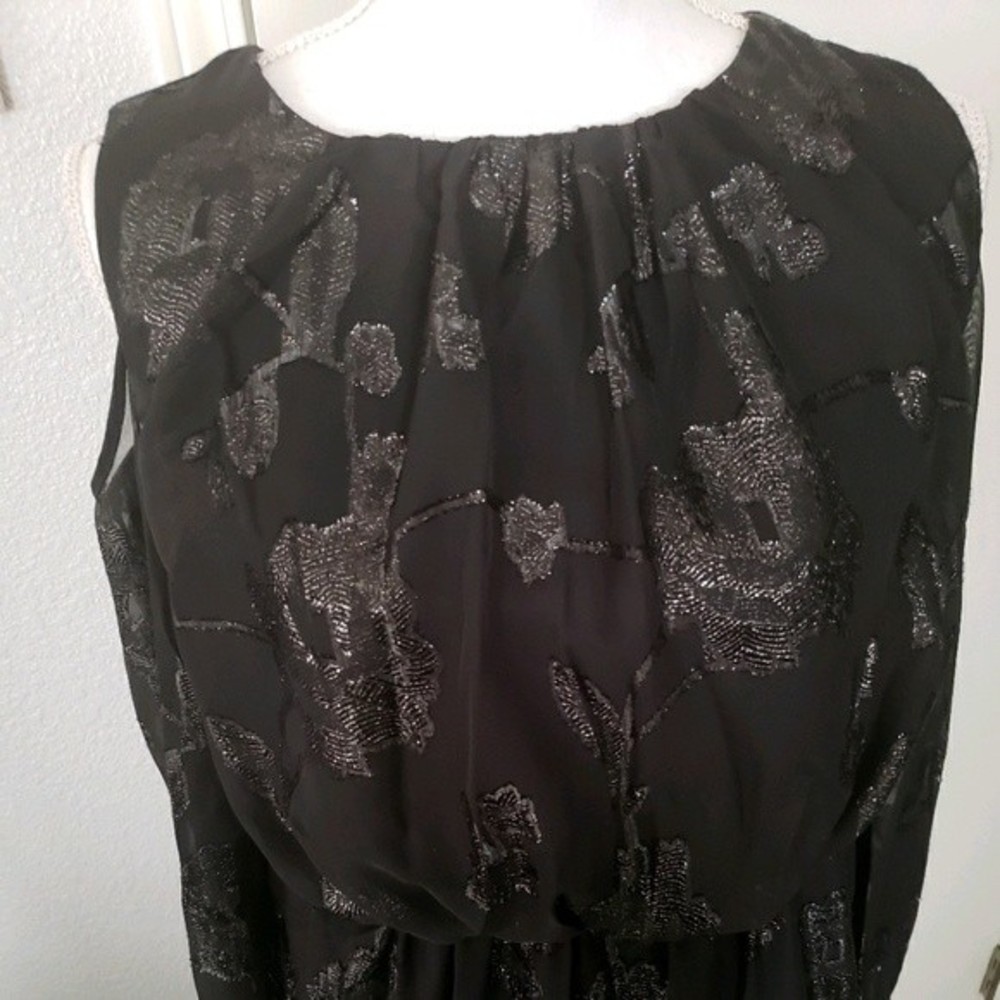Jessica London Burnout Cold Shoulder Maxi 12W - Picture 3 of 11